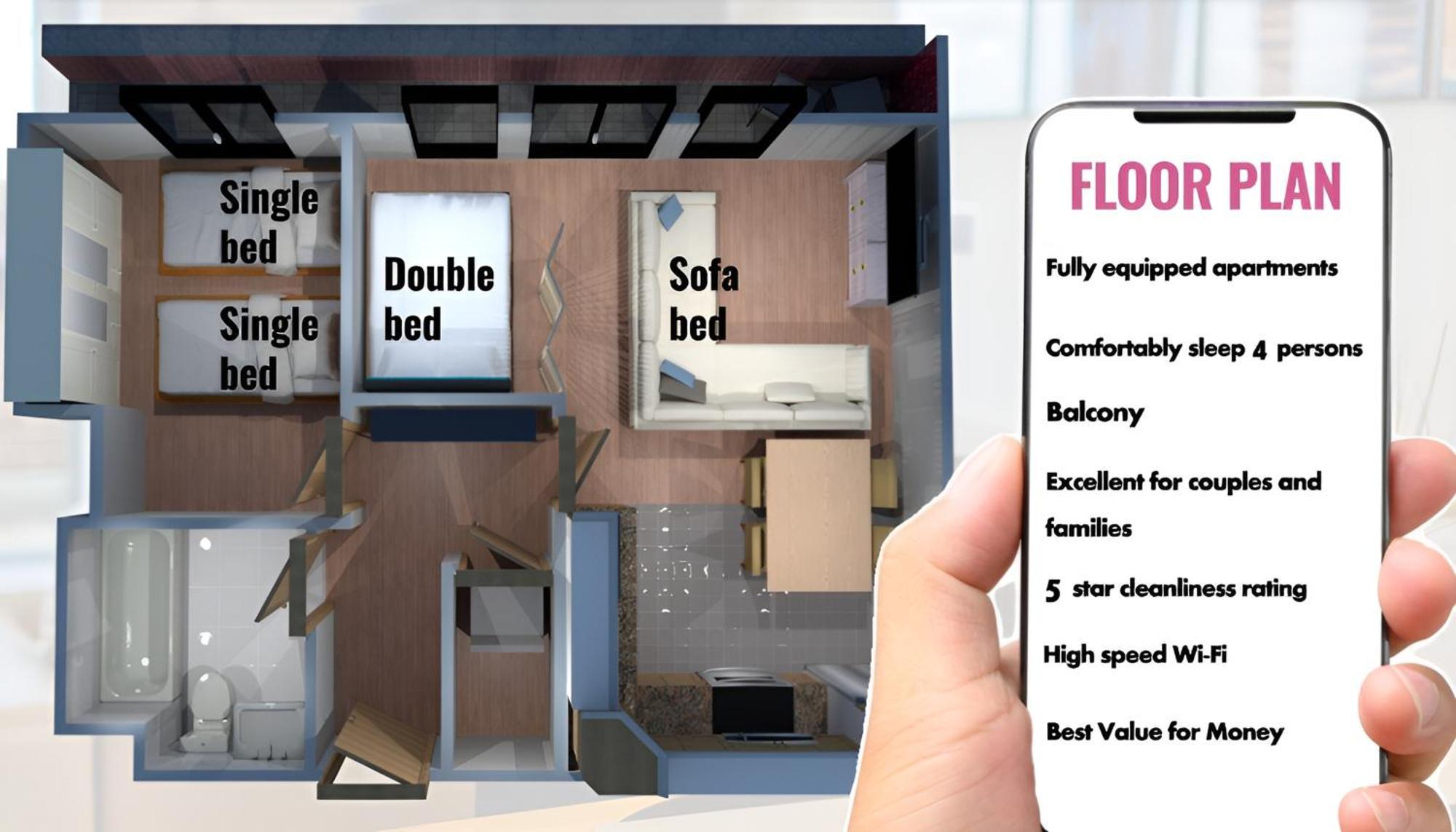 Sidemersey Livings- Convenient And Central 2-Bedroom Haven In L1 Liverpool Exterior photo